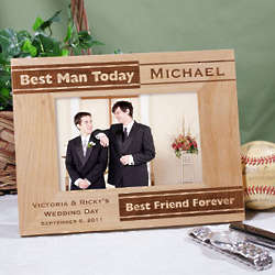 Personalized Best Man Picture Frame