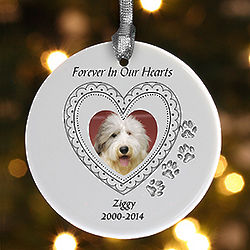 Personalized Pet Memorial Christmas Ornament