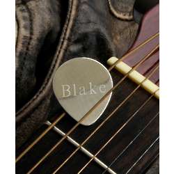 Personalized Sterling Guitar Pick
