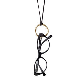 Eyeglass Holder Reclaimed Bronze Necklace