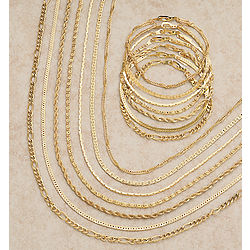 14 Piece Chain Necklace and Bracelet Set