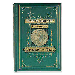 First Edition Replica Twenty Thousand Leagues Under the Sea Book