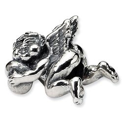 Cupid Bead in Sterling Silver for European Style Bracelets