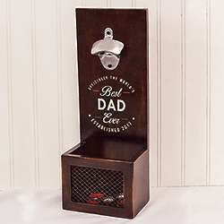 Personalized Best Ever Wall Bottle Opener