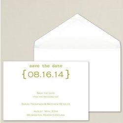 Simplicity Save the Date Invitations