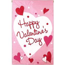 Red and Pink Hearts Valentine's Day Garden Flag