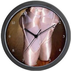 Ballerina's Feet Wall Clock