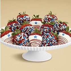 Hand Dipped Patriotic Star Spangled Strawberries