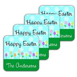 Easter Garden Coaster Set