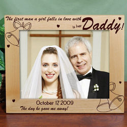 Personalized Is Her Daddy Picture Frame