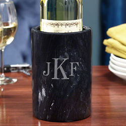 Classic Monogram Personalized Marble Wine Chiller