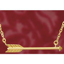 14K Gold Arrow Necklace
