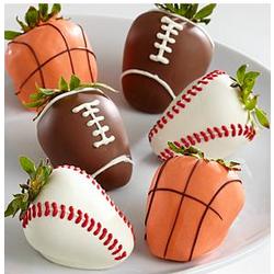 6 Hand-Dipped Sports Berries
