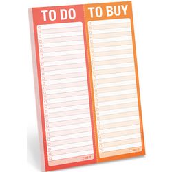 To Do and To Buy Perforated Notepad