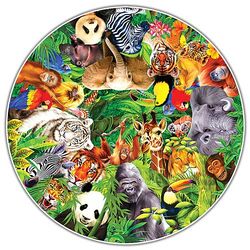 500-Piece Wild Animals Arena Puzzle