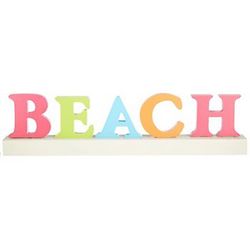 Beach Bum Bright Beach Word Block