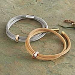 Arezzo Woven Mesh Bracelet