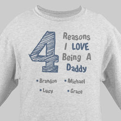 Personalized I Love My Children Sweatshirt