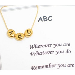 ABC Gold Necklace