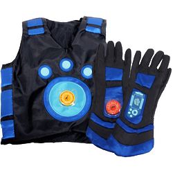 Wild Kratts Blue Creature Power Suit Vest and Gloves