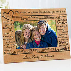 Mom Wood Picture Frame