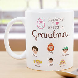 Personalized Reasons I Love Coffee Mug