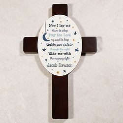 Personalized Now I Lay Me Wall Cross