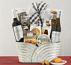 Sterling Vintner's Duet Wine Gift Basket