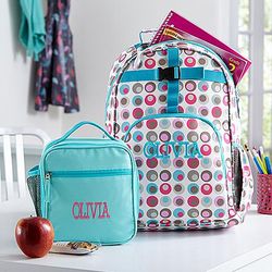 Personalized Girls Playful Print Backpacks