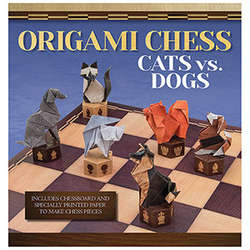 Cats Vs Dogs Origami Chess Kit