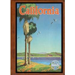California 17 Travel Art Handmade Leather Photo Album