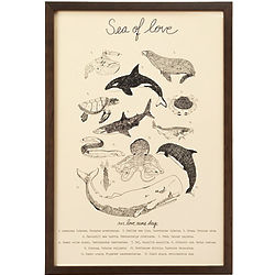 Sea of Love Framed Print