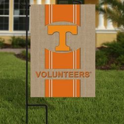 Tennessee Volunteers Burlap Garden Flag