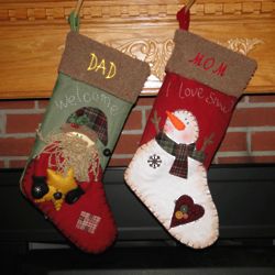 Holiday Friends Personalized Christmas Stocking