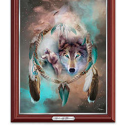 Awakening Dreams Wolf Spirit Canvas Print