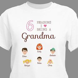 Personalized Reasons I Love Being T-Shirt
