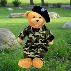 American Hero Singing Army Teddy Bear