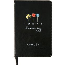 Today I Choose Joy Personalized Leather Journal