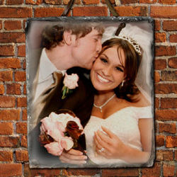 Picture Perfect Personalized Vertical Slate Plaque