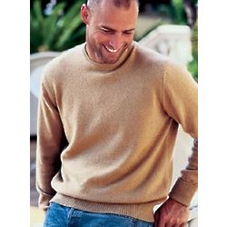Men's Pure Cashmere Crew Neck Sweater