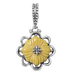 Yellow Jasper Sunflower Charm