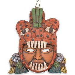 Jaguar Warrior Ceramic Mask