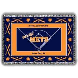 Mets Fanatic Tapestry Throw