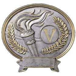 Personalized Victory Legend Oval Plaque