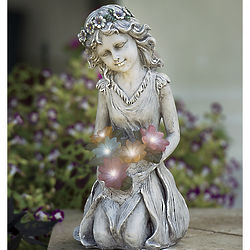Secret Garden Solar Fairy Statue