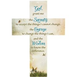 Serenity Prayer 12" Wall Cross