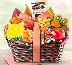 Fruit and Sweets Gift Basket