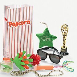 Movie Night Filled Treat Bags