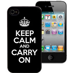 Keep Calm and Carry On Personalized iPhone Case