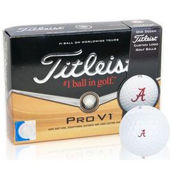 Personalized Alabama Crimson Tide Pro V1 Golf Balls